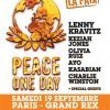 Lenny Kravitz en concert à Paris pour la paix