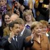 Européennes : Angela Merkel devant Nicolas Sarkozy