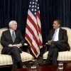John McCain et Barack Obama ont fumé le Calumet de la Paix