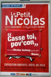 "Casse-toi pôv'con — Et c'est Nicolas Sarkozy qui le dit" !