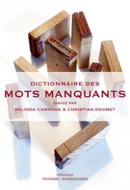  Dictionnaire des mots manquants par Belinda Cannone & Christian Doumet