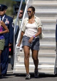 Le short de Michelle Obama un peu trop court