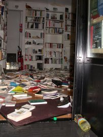 La librairie Résistances saccagée par des voyous