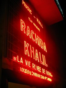 Rachida Khalil, une femme à l'Olympia