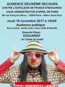 Edouardo : "La Justice française fait son cirque, et moi le mien"