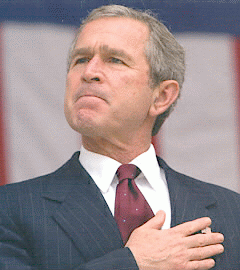 Rions un peu avec George W. Bush. 