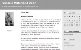 Exclu : Interview d'un des auteurs de Mitterrand 2007