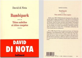 Philippe SOLLERS conseille "BAMBIPARK" de David Di Nota