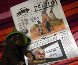 Zélium, le journal satirique qui explose sa plastique, c'est la panique ! 