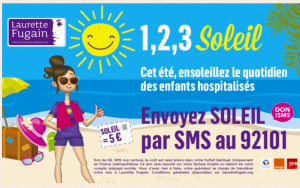 1 SMS pour soutenir les enfants hospitalisés (Association Laurette Fugain)