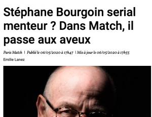 LES AVEUX LIGHT de Stephane Bourgoin à Paris Match