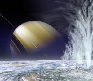 Des traces d'eau de mer sur la lune de Saturne