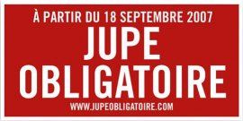 Le phénomène web à ne pas rater "JUPE OBLIGATOIRE"