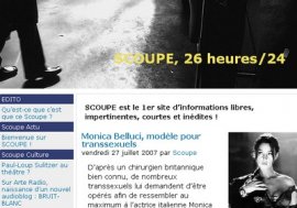 Le site SCOUPE, une info "So Chic" 26 heures/24 !
