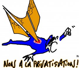 PIG, militant SUD-PTT chez France Télécom et dessinateur de presse