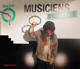 Edouardo, le chanteur de "Je t'aime le lundi" a passé une audition pour chanter dans le métro de Paris