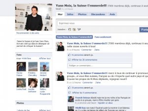 Le groupe Facebook "Yann Moix, la Suisse t'emmerde !!!" a dépassé les 5000 membres