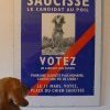 Le chien Saucisse soutient officiellement le Candidat Jean-Marc Restoux aux municipales 2008