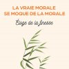 Critique de "La vraie morale se moque de la morale" (éditions Guy Trédaniel)
