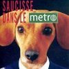Saucisse dans la Bouche de Métro