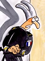 La présence du "policier référent" à l'école.