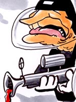 Marquer les casseurs au paintball