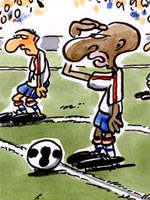 L'équipe de France en plein doute.