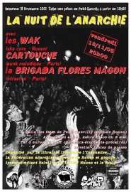 La nuit de l'anarchie, le 18 novembre à Rouen