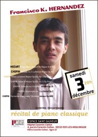 FRANCISCO K. HERNANDEZ à l'Espace St Sauveur ce week end