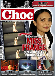 Valérie Bègue, Miss France 2008, pose seins nus dans "Choc" .. et alors ?