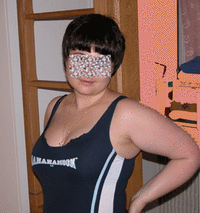 Dame slave masse Monsieur propre