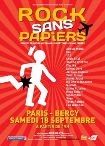 Un concert géant pour soutenir les sans-papiers