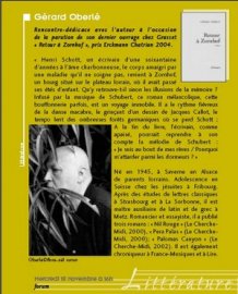 Rencontrer Gérard Oberlé en vrai , c'est bientôt possible !!!