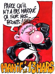 Manif motarde le 13 mars : un pavé dans la mare de la répression….