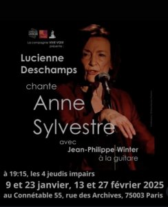 LUCIENNE DESCHAMPS CHANTE ANNE SYLVESTRE au Connétable 