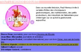 Frédéric Vignale invité de Paul Wermus sur France 3 le Dimanche 11 Mars 2007