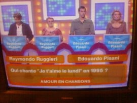 Edouardo chez Nagui sur France 2