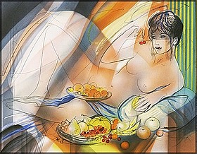 L'estampe célèbre la nature