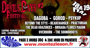 Devils days #2 festival 18 & 19 mai 2024 