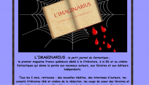 Gaëlle Dupille : L'IMAGINARIUS magazine fantastique entre deux rives francophones !