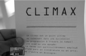 Exposition CLIMAX à l'Espace Beaurepaire