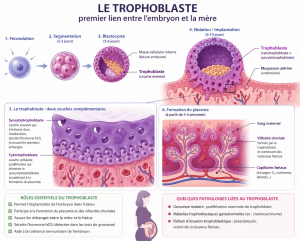 Trophoblaste : définition, rôle essentiel et importance dans la grossesse