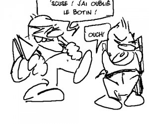 Le dessinateur Lefred-Thouron, victime de la SNCF !!!