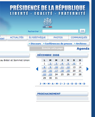 Black Out sur l'Agenda du Président de la République