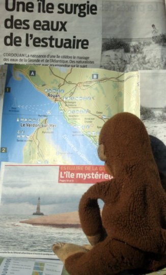 De près on dirait une île !