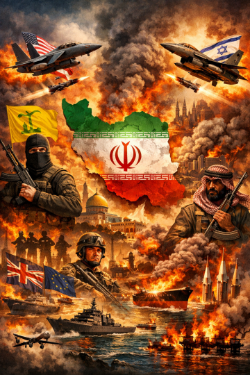 EMBRASEMENT : L'IRAN AU CENTRE, LE MONDE EN PÉRIPHÉRIE INCANDESCENTE