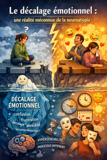 Le décalage émotionnel : une réalité méconnue de la neuroatypie.