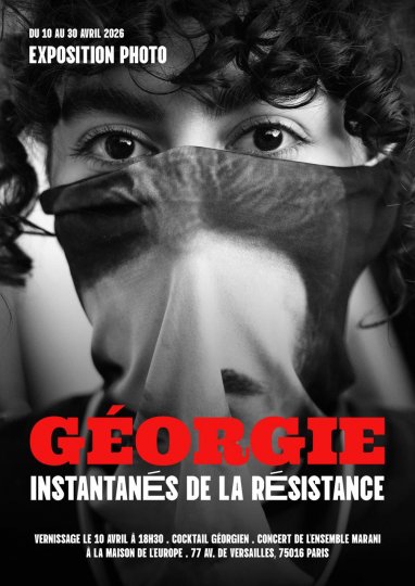 La Géorgie en lutte s'expose, un vernissage entre mémoire, résistance et espoir européen le 10 avril à la Maison de l'Europe à Paris.