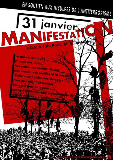 Une manif contre l'anti-terrorisme