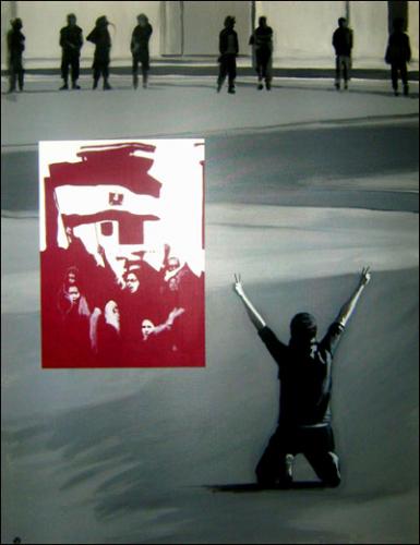 WAR ART : CHRONIK d'Alexandrine Deshayes à la Galerie Céline Larcade à Paris.